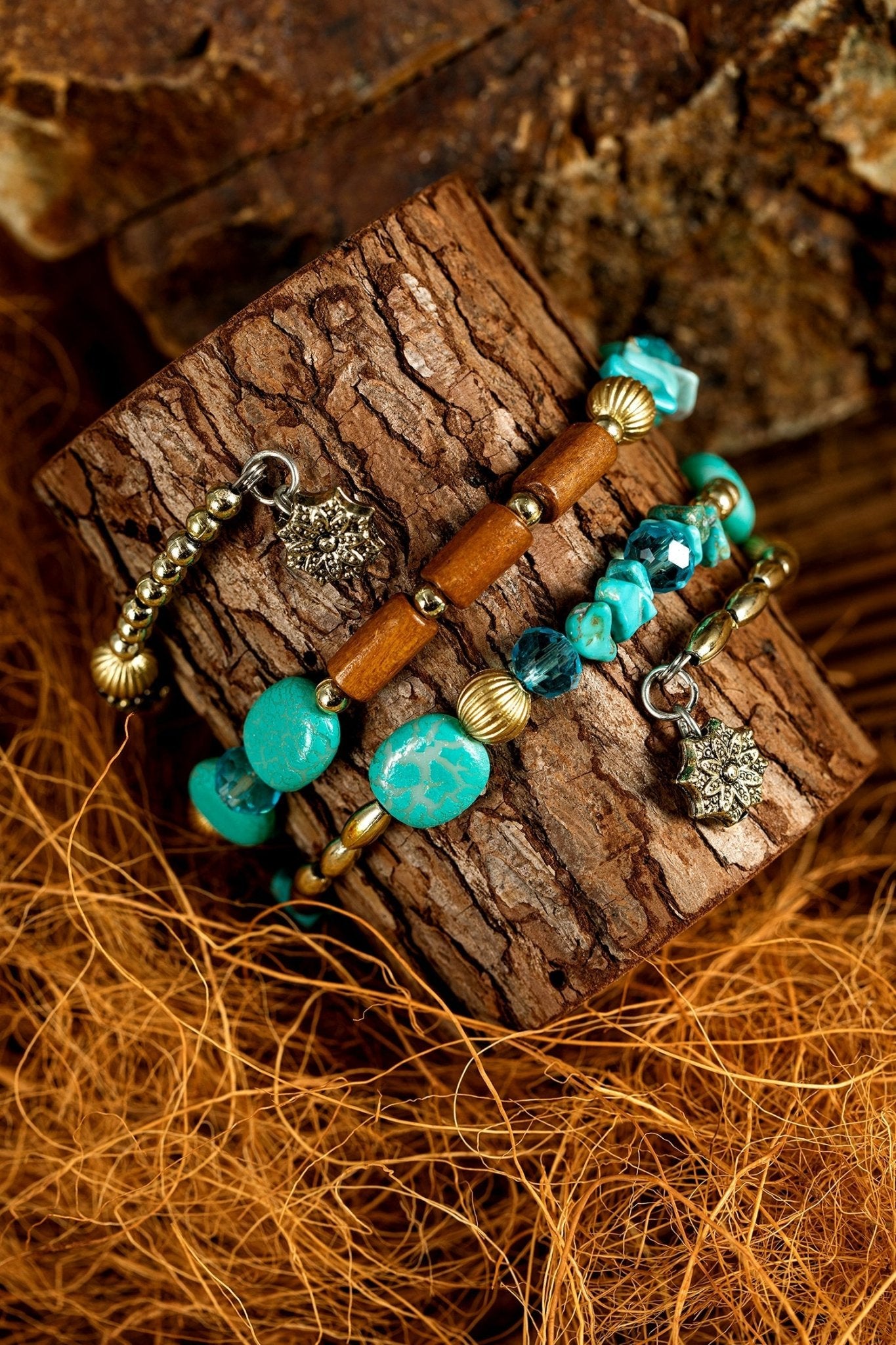 Arleth Bead Layer Winding Bracelet - Hello Beautiful BoutiqueJewelryThreaded Pear