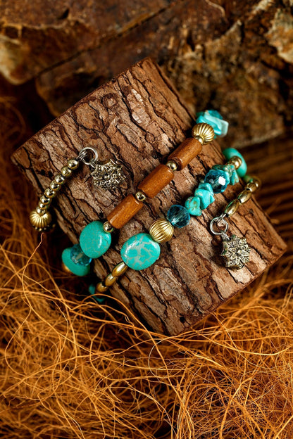 Arleth Bead Layer Winding Bracelet - Hello Beautiful BoutiqueJewelryThreaded Pear