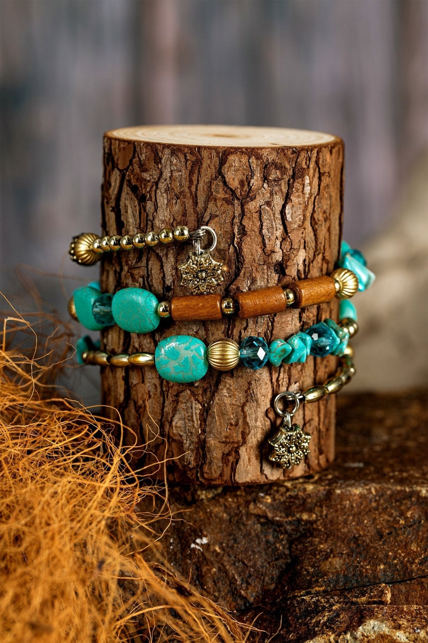 Arleth Bead Layer Winding Bracelet - Hello Beautiful BoutiqueJewelryThreaded Pear
