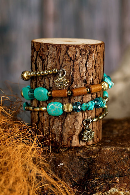 Arleth Bead Layer Winding Bracelet - Hello Beautiful BoutiqueJewelryThreaded Pear