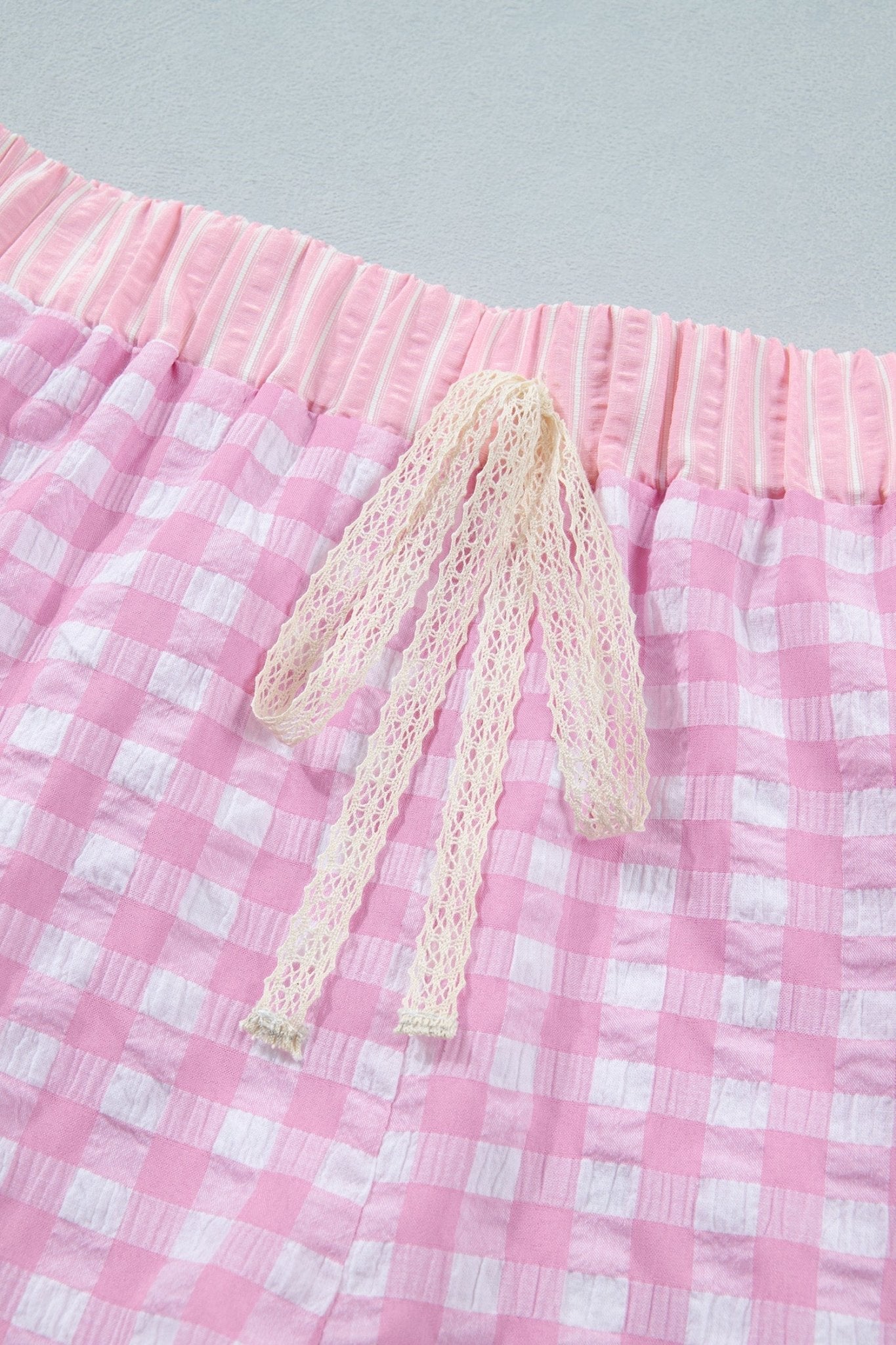 Arleth Detail Lace Tie Shorts - Hello Beautiful BoutiqueCasual ShortsThreaded Pear