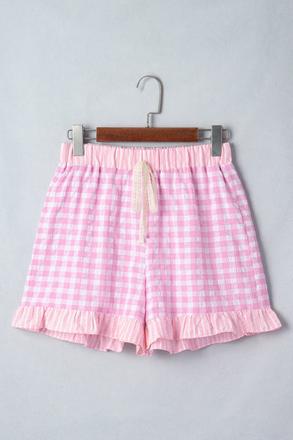 Arleth Detail Lace Tie Shorts - Hello Beautiful BoutiqueCasual ShortsThreaded Pear