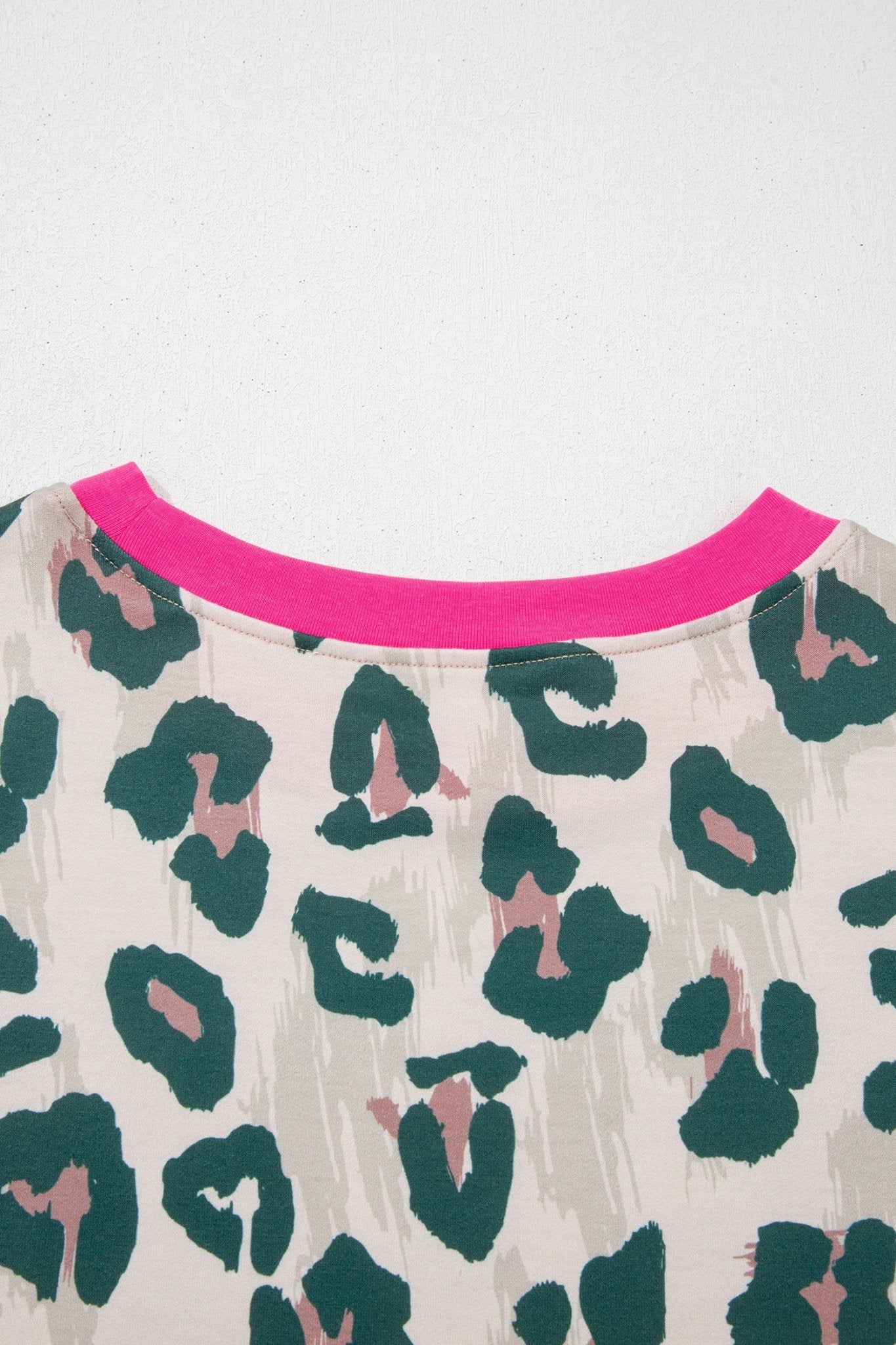 Arleth Print Contrast Trim Top - Hello Beautiful BoutiqueShort SetsThreaded Pear