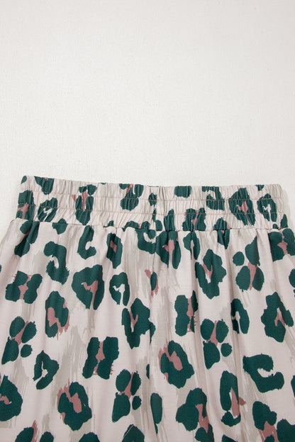 Arleth Print Contrast Trim Top - Hello Beautiful BoutiqueShort SetsThreaded Pear