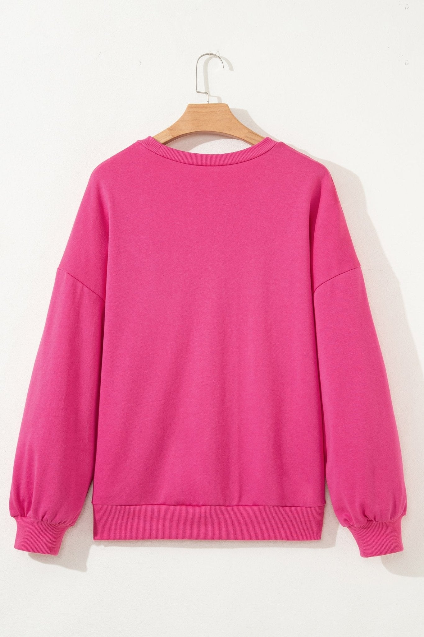 Armani Clover Embroidered Loose Pullover - Hello Beautiful BoutiqueSweatshirts & HoodiesThreaded Pear