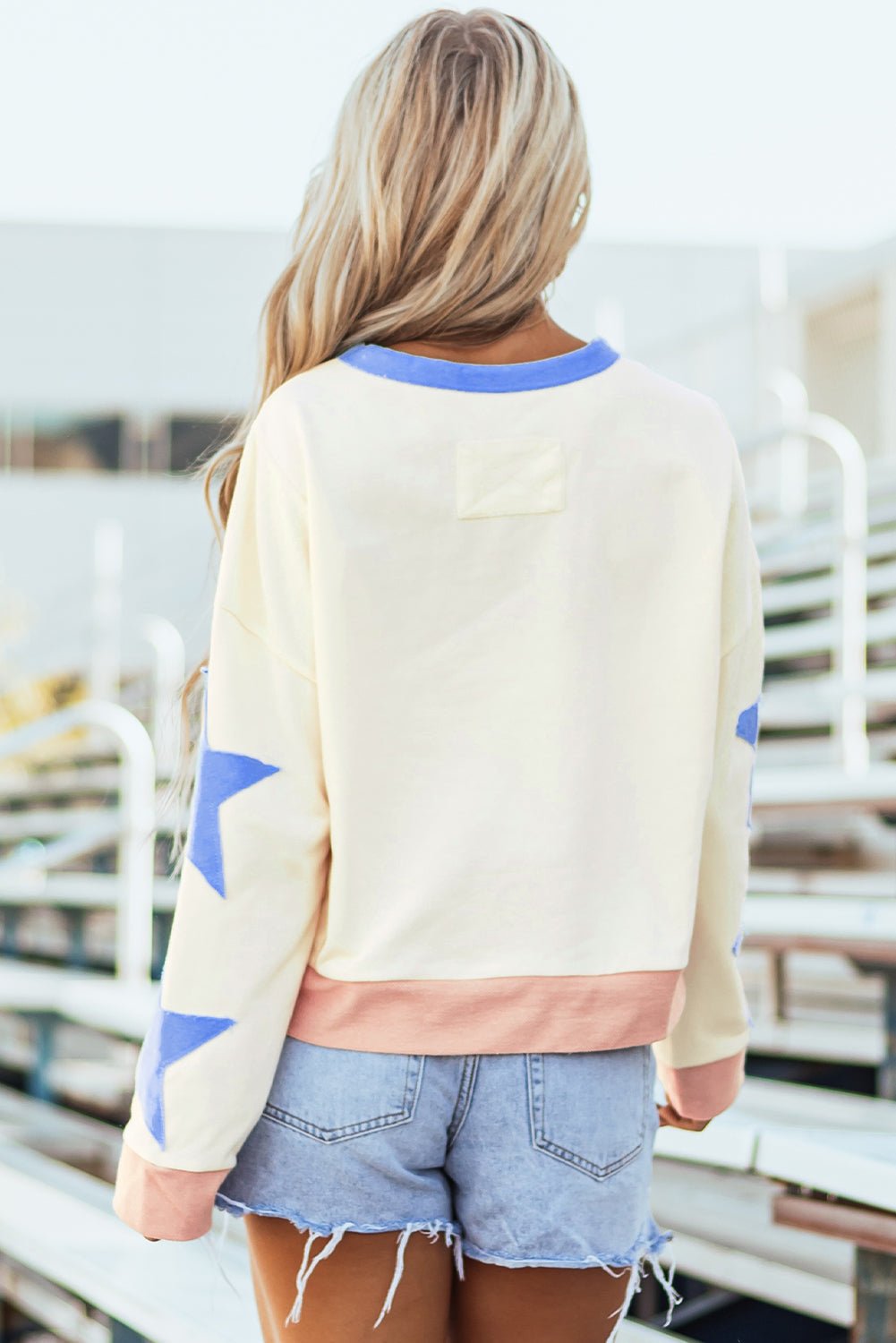 Ashaora Exposed Seam Oversized Sweatshirt - Hello Beautiful BoutiqueSweatshirts & HoodiesThreaded Pear