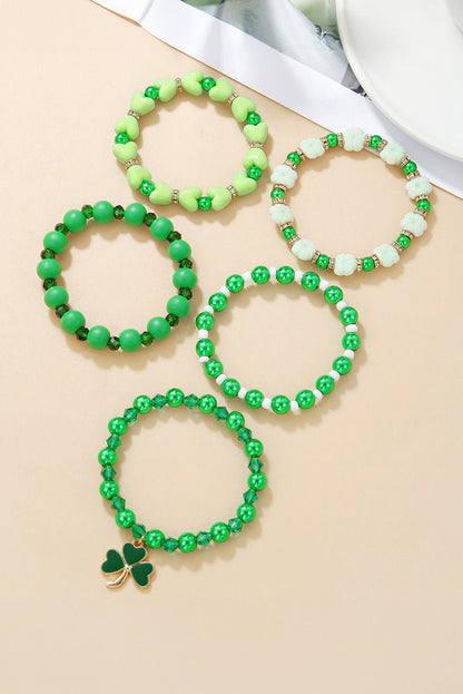 Ashley Beaded 5pcs Bracelet Set - Hello Beautiful BoutiqueJewelryThreaded Pear