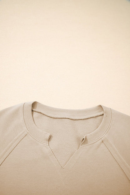 Ashley Sleeve Side Slit Sweatshirt - Hello Beautiful BoutiqueSweatshirts & HoodiesThreaded Pear