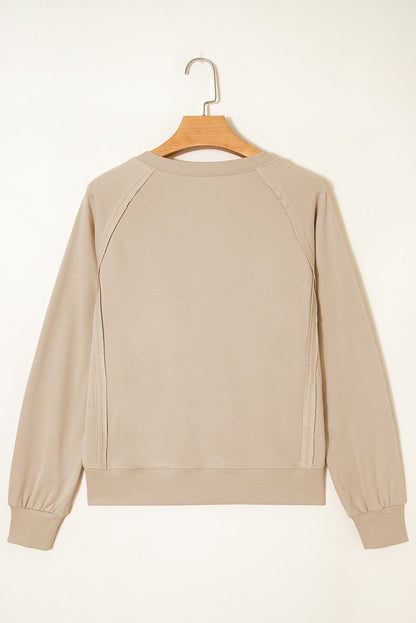 Ashley Sleeve Side Slit Sweatshirt - Hello Beautiful BoutiqueSweatshirts & HoodiesThreaded Pear