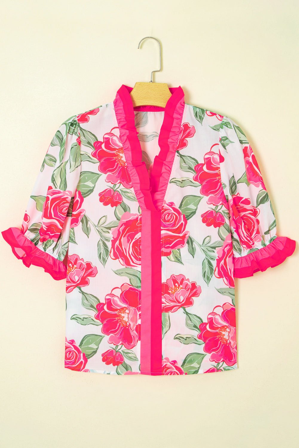 Aspen Short Sleeve Blouse Top - Hello Beautiful BoutiqueBlouses & ShirtsThreaded Pear
