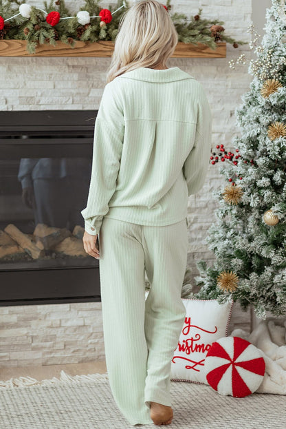 Aspen Textured Patched Set - Hello Beautiful BoutiquePant SetsThreaded Pear