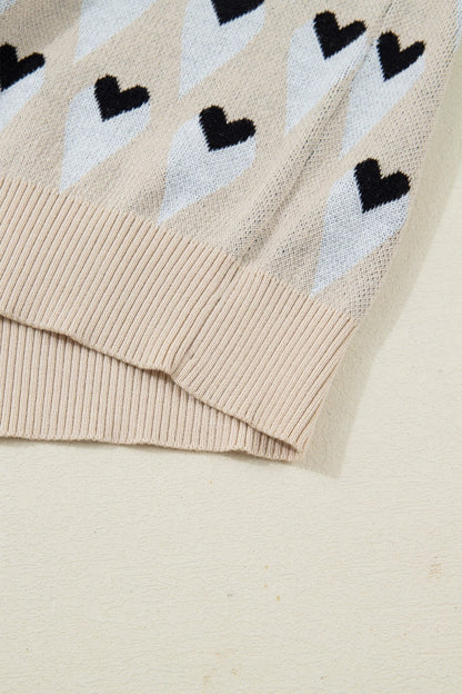 Aspyn Ribbed Trim Loose Sweater - Hello Beautiful BoutiqueSweatersThreaded Pear