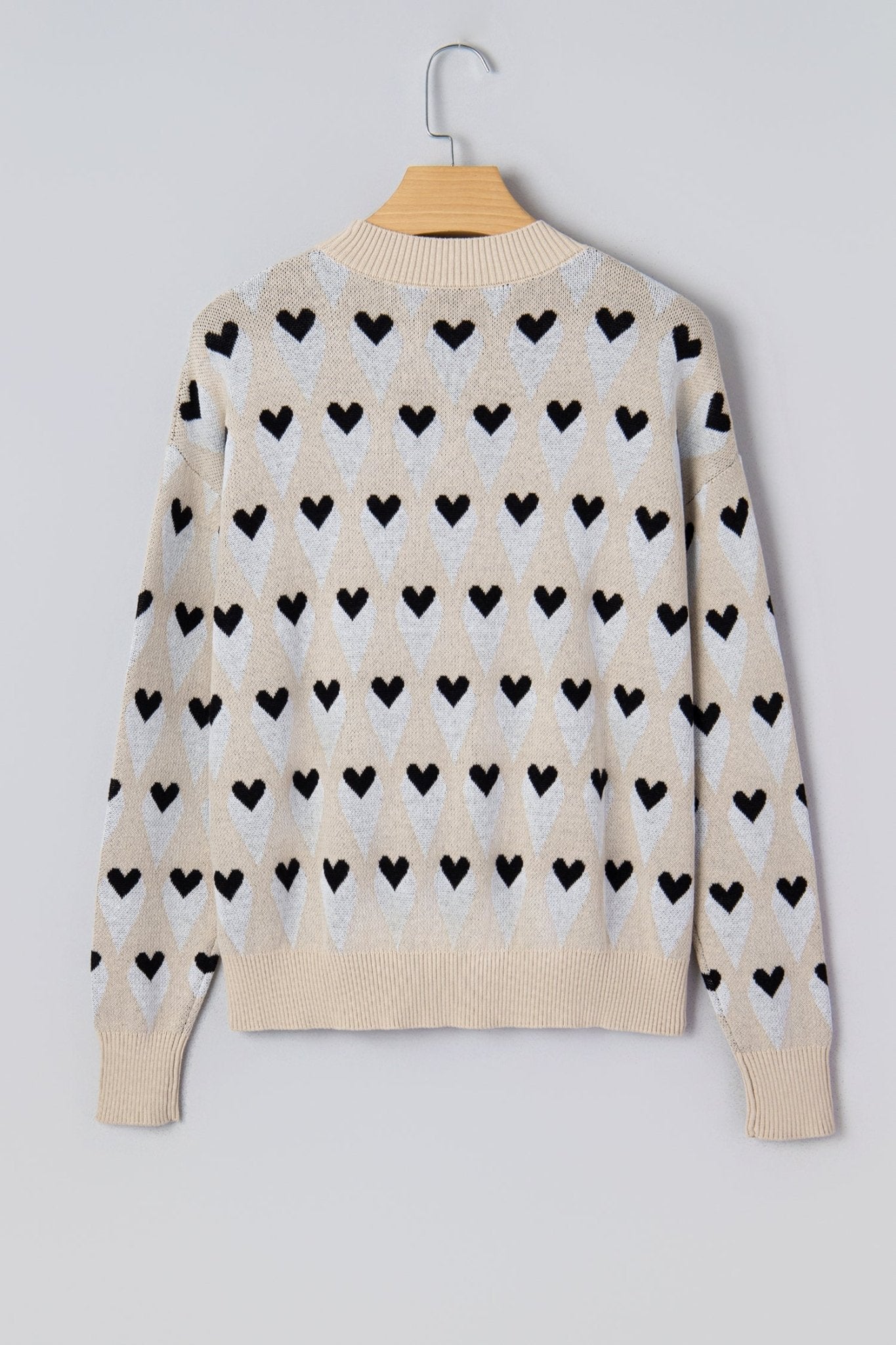 Aspyn Ribbed Trim Loose Sweater - Hello Beautiful BoutiqueSweatersThreaded Pear