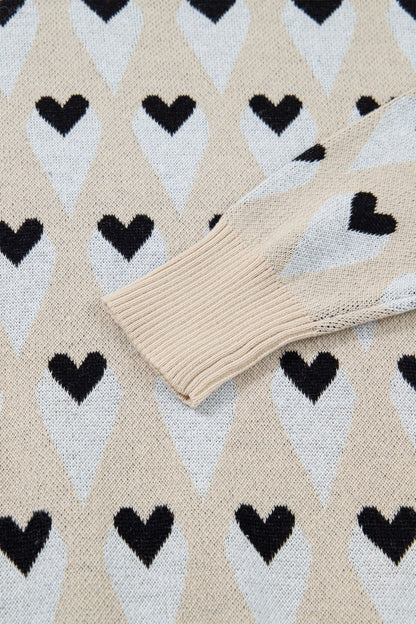 Aspyn Ribbed Trim Loose Sweater - Hello Beautiful BoutiqueSweatersThreaded Pear