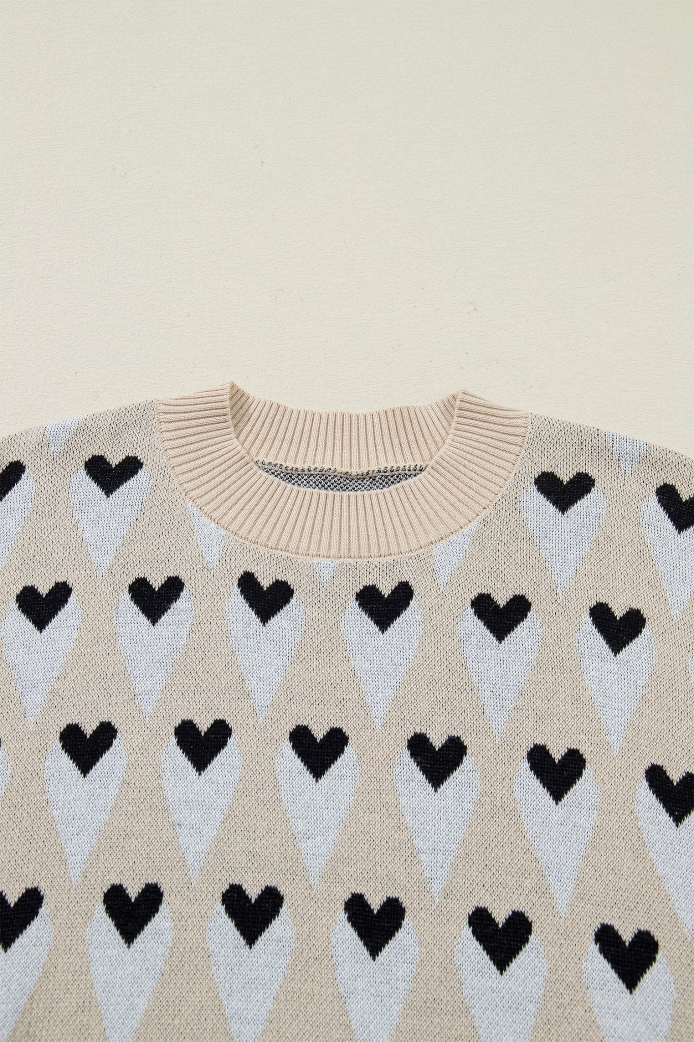 Aspyn Ribbed Trim Loose Sweater - Hello Beautiful BoutiqueSweatersThreaded Pear