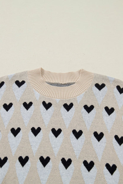 Aspyn Ribbed Trim Loose Sweater - Hello Beautiful BoutiqueSweatersThreaded Pear