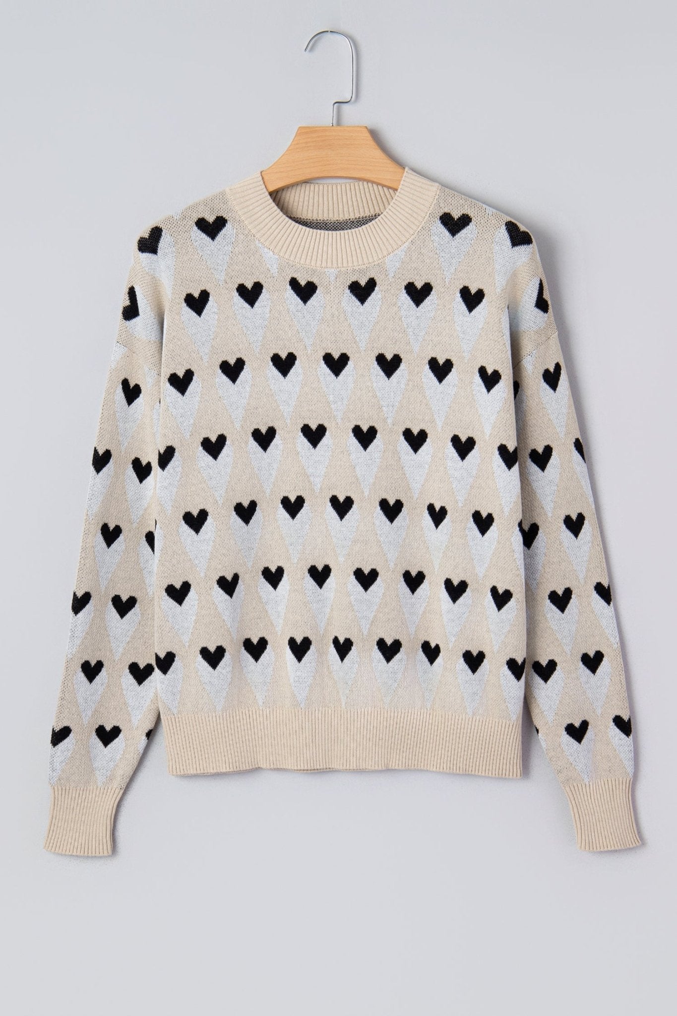 Aspyn Ribbed Trim Loose Sweater - Hello Beautiful BoutiqueSweatersThreaded Pear