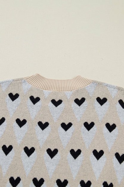 Aspyn Ribbed Trim Loose Sweater - Hello Beautiful BoutiqueSweatersThreaded Pear