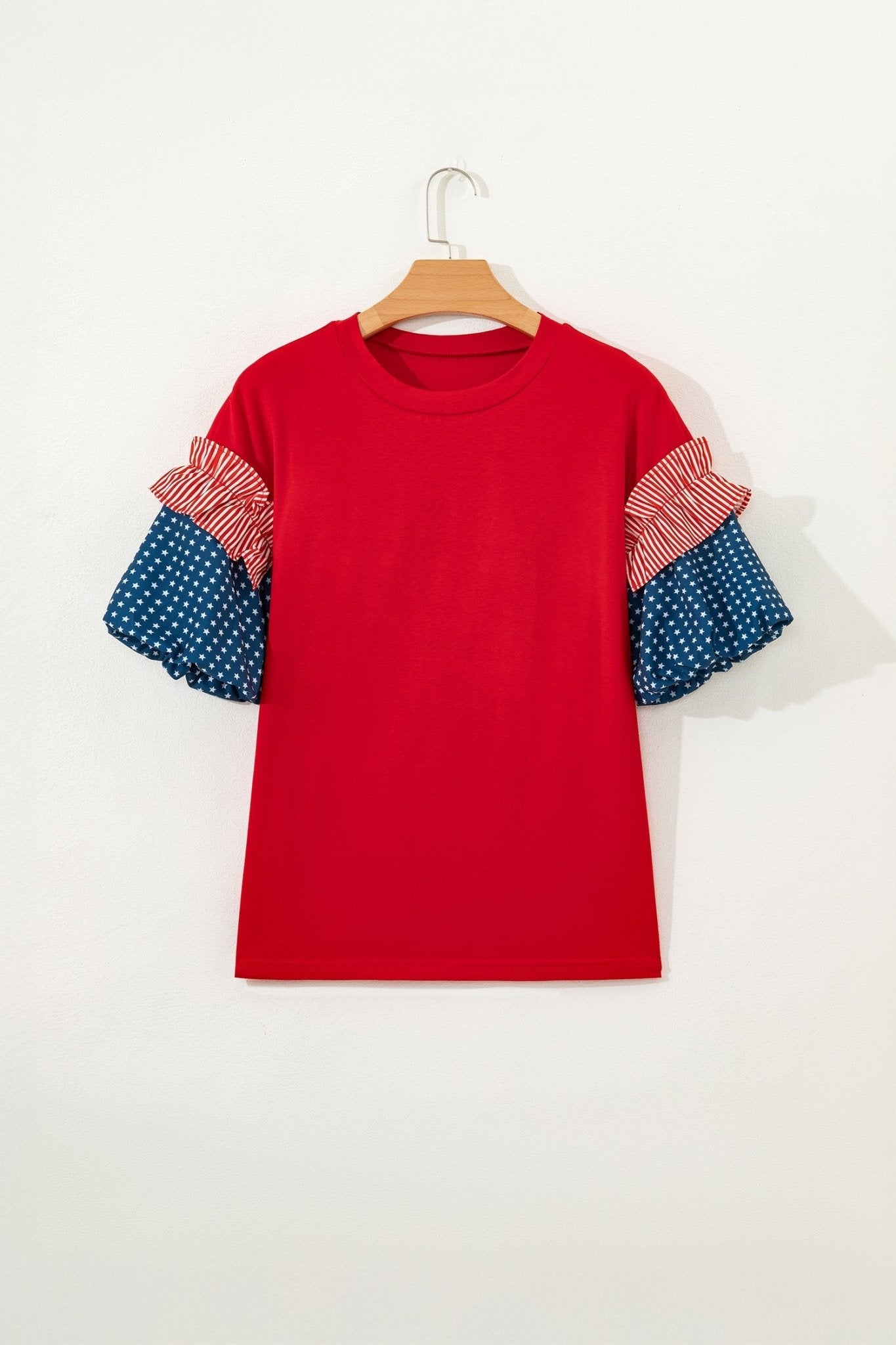 Aspyn Short Puff Sleeve Top - Hello Beautiful BoutiqueTops & TeesThreaded Pear
