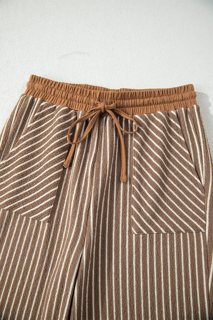 Aspyn Stripe Tee - Hello Beautiful BoutiquePant SetsThreaded Pear
