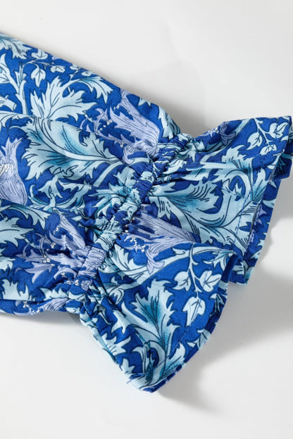 Athena Bracelet Sleeve Long Dress - Hello Beautiful BoutiqueFloral DressesThreaded Pear