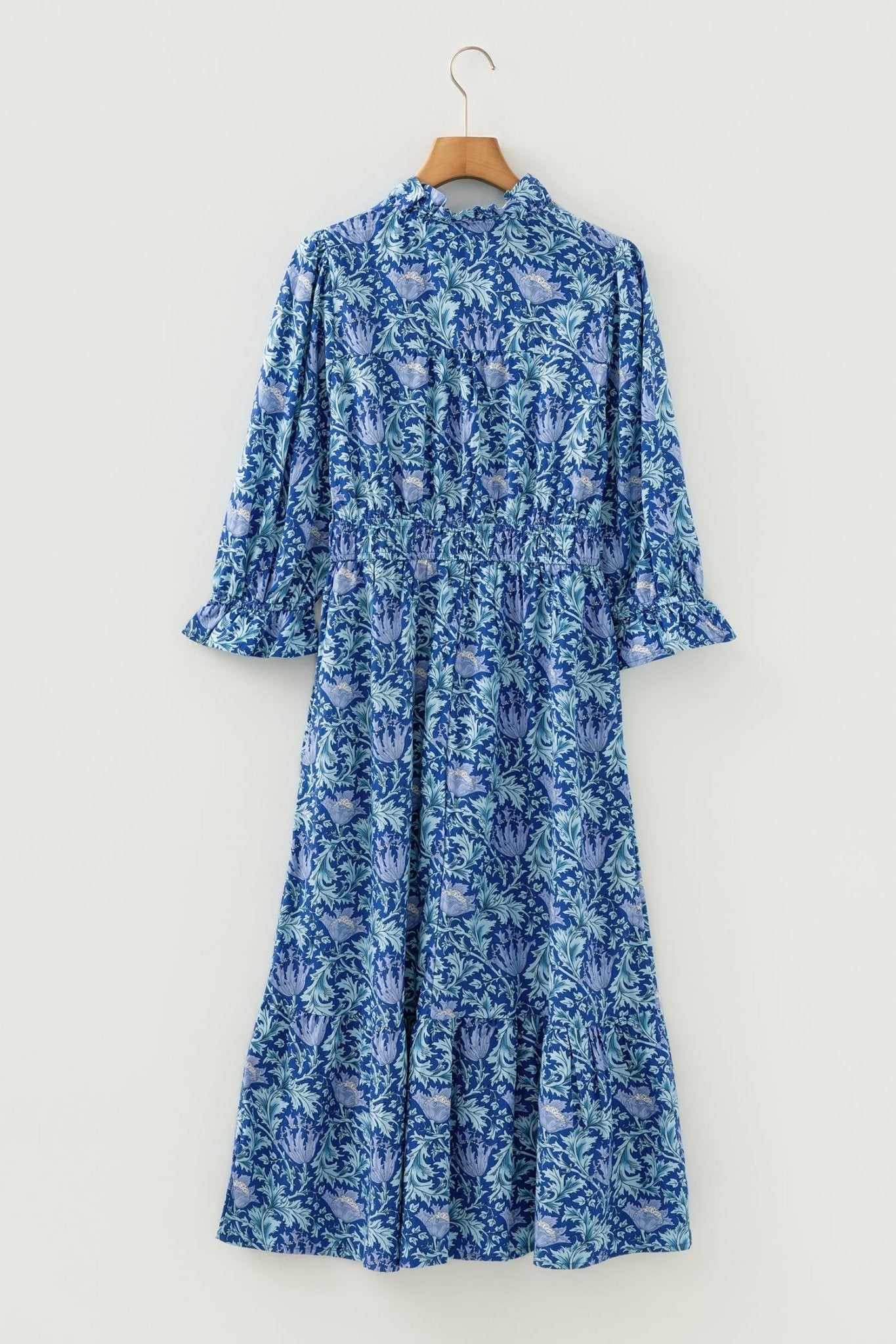 Athena Bracelet Sleeve Long Dress - Hello Beautiful BoutiqueFloral DressesThreaded Pear