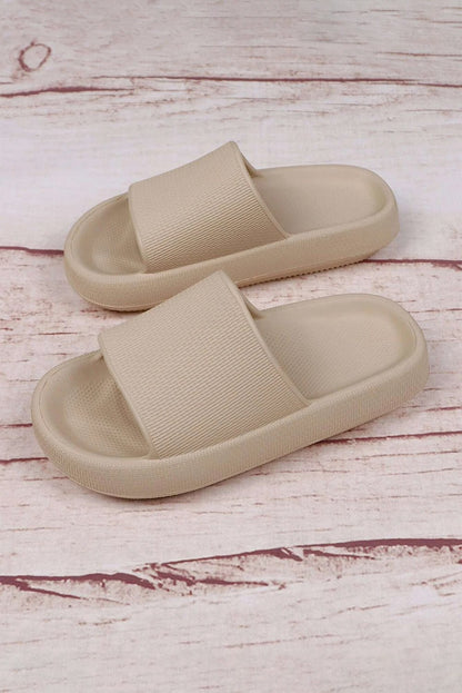 Aubree Band Thick Sole Slippers - Hello Beautiful BoutiqueSlippersThreaded Pear