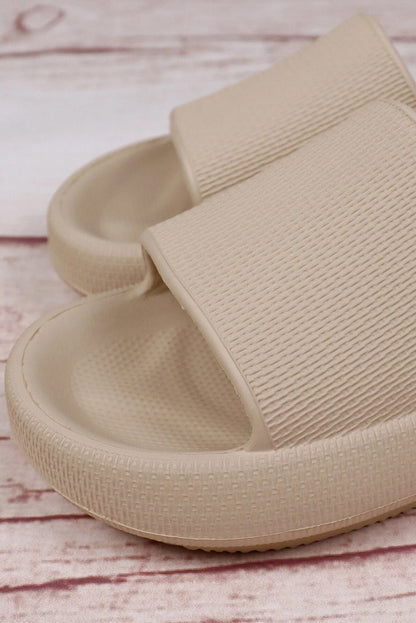 Aubree Band Thick Sole Slippers - Hello Beautiful BoutiqueSlippersThreaded Pear