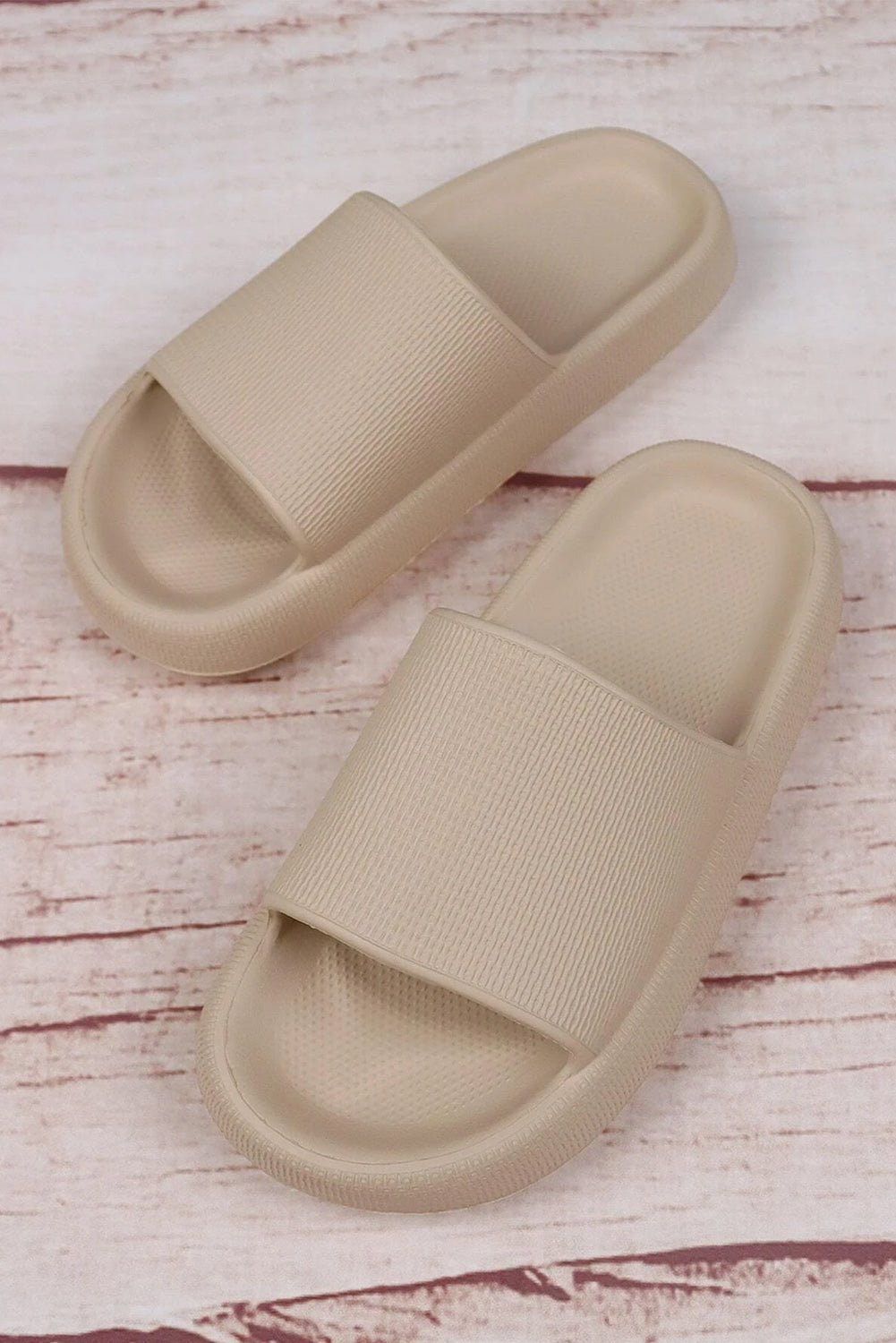 Aubree Band Thick Sole Slippers - Hello Beautiful BoutiqueSlippersThreaded Pear