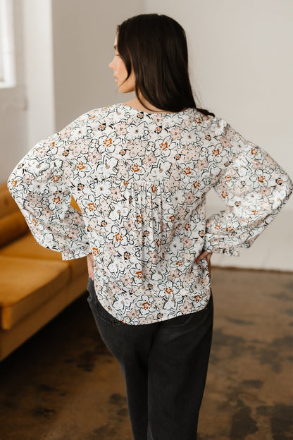 Aubrey Puff Sleeve Down Shirt - Hello Beautiful BoutiqueBlouses & ShirtsThreaded Pear