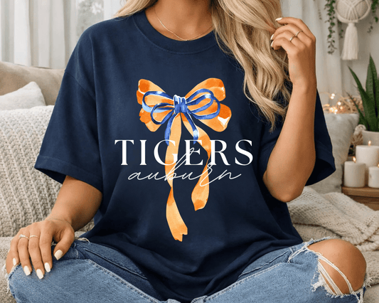 Auburn Bow Tee - Hello Beautiful BoutiquePocketful of Prints