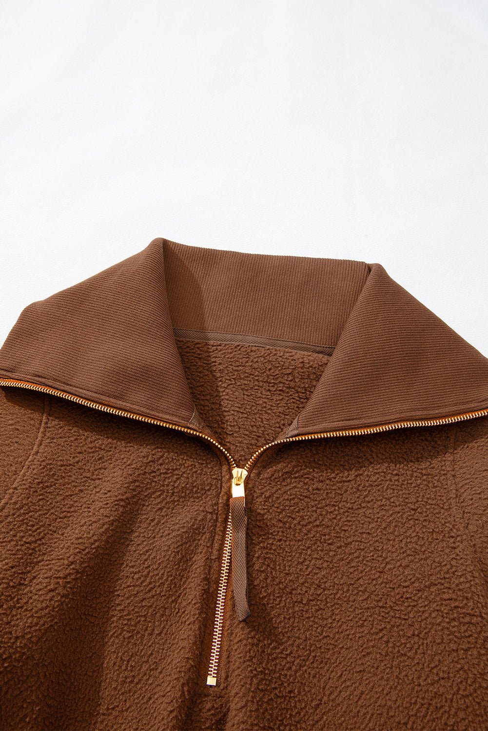 Audrey Half Zip Fleece Pullover - Hello Beautiful Boutique20% OFFThreaded Pear