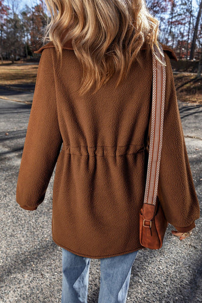 Audrey Half Zip Fleece Pullover - Hello Beautiful Boutique20% OFFThreaded Pear