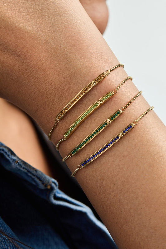 August Everyday Birthstone Pave Bolo Bracelet - Hello Beautiful BoutiqueBraceletsALEX AND ANI