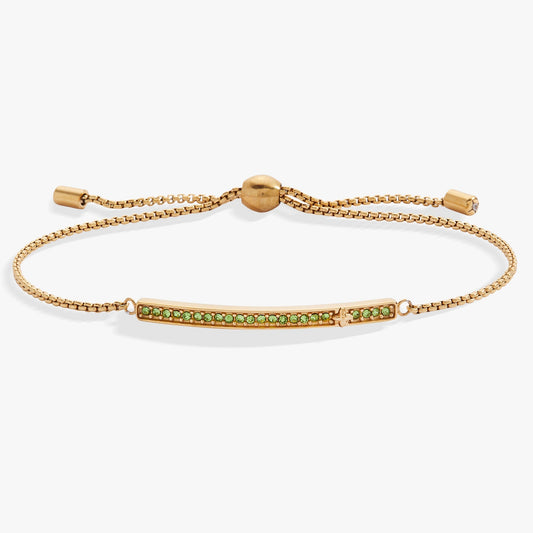 August Everyday Birthstone Pave Bolo Bracelet - Hello Beautiful BoutiqueBraceletsALEX AND ANI