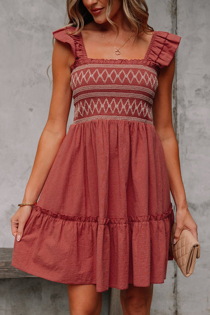 Aurelia Trim Sleeveless Mini Dress - Hello Beautiful BoutiqueMini DressesThreaded Pear