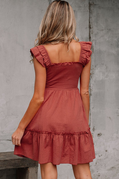 Aurelia Trim Sleeveless Mini Dress - Hello Beautiful BoutiqueMini DressesThreaded Pear