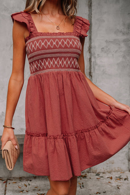 Aurelia Trim Sleeveless Mini Dress - Hello Beautiful BoutiqueMini DressesThreaded Pear