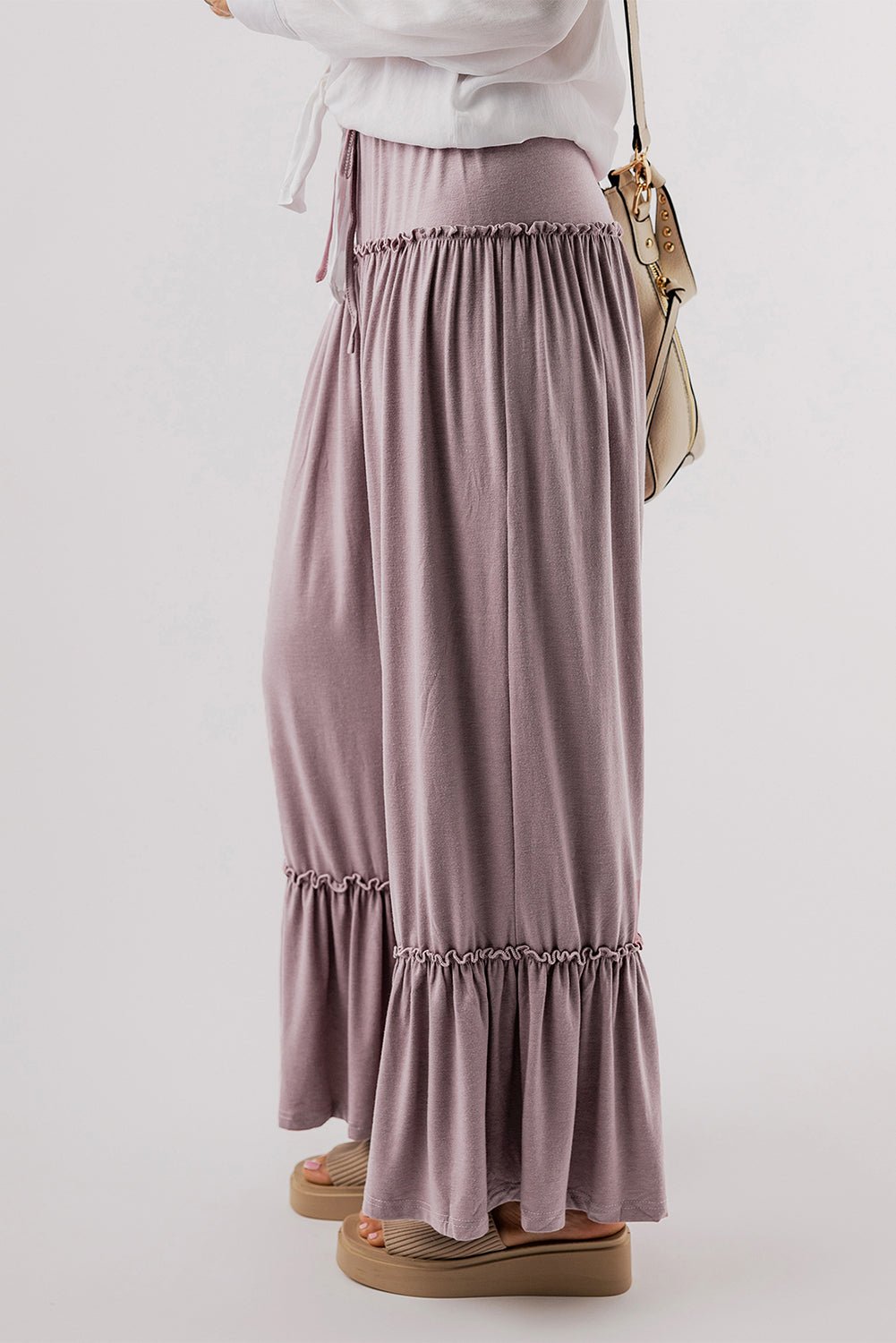 Aurora Waist Wide Leg Pants - Hello Beautiful BoutiquePants & CulotteThreaded Pear