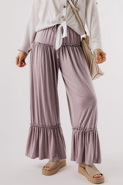 Aurora Waist Wide Leg Pants - Hello Beautiful BoutiquePants & CulotteThreaded Pear