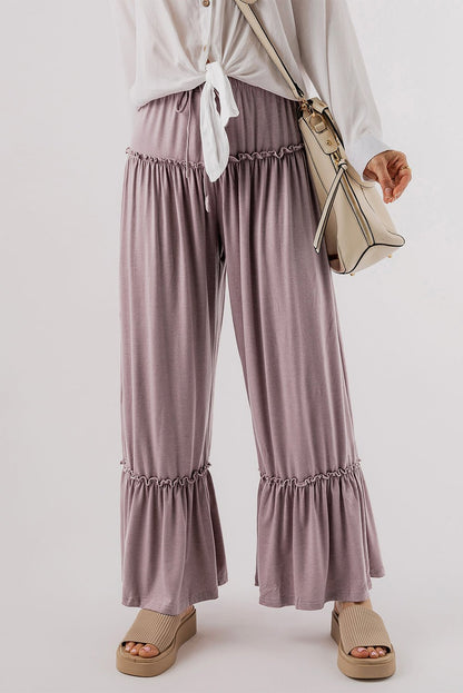 Aurora Waist Wide Leg Pants - Hello Beautiful BoutiquePants & CulotteThreaded Pear