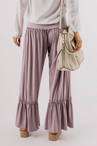 Aurora Waist Wide Leg Pants - Hello Beautiful BoutiquePants & CulotteThreaded Pear