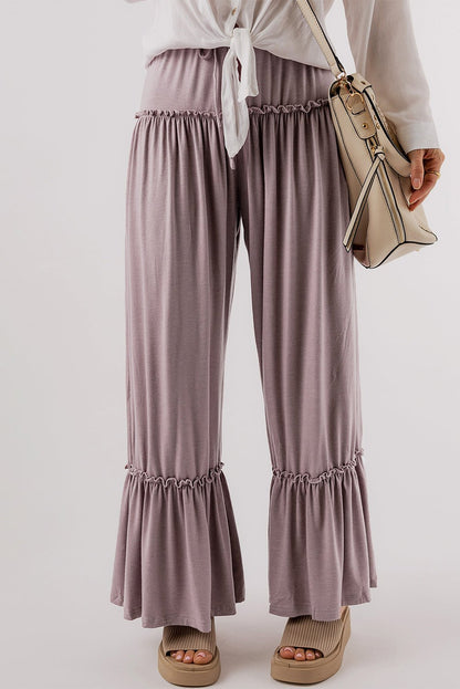Aurora Waist Wide Leg Pants - Hello Beautiful BoutiquePants & CulotteThreaded Pear