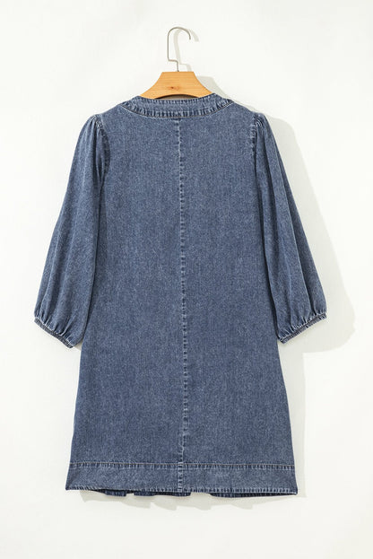 Autumn Tied Pleated Mini Dress - Hello Beautiful BoutiqueMini DressesThreaded Pear