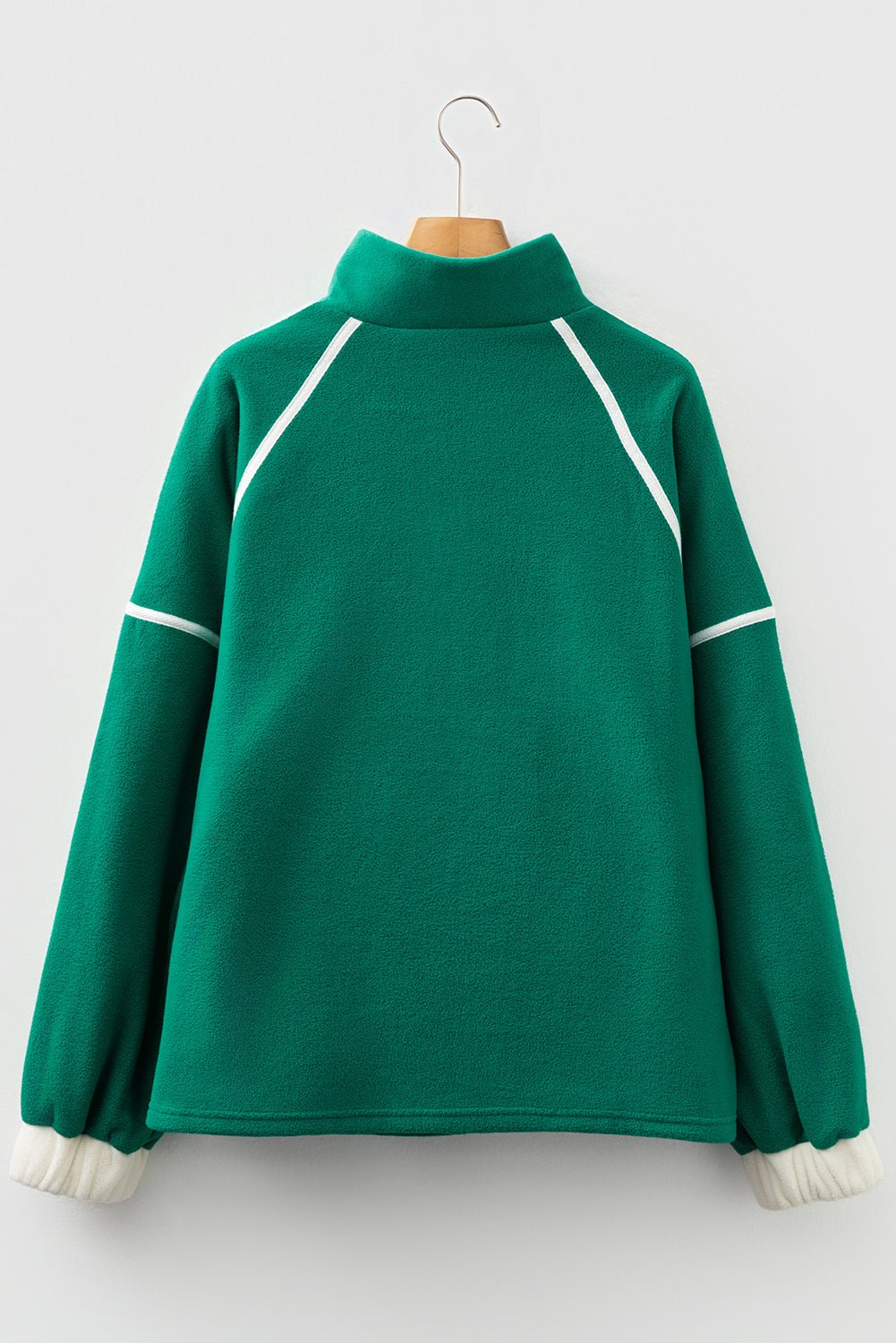 Ava Contrast Trim Fleece Plus Sweatshirt - Hello Beautiful BoutiquePlus Size Sweatshirts & HoodiesThreaded Pear