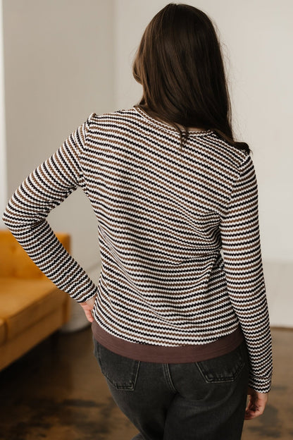 Avani Sleeve T Shirt Long Sleeve Top - Hello Beautiful BoutiqueLong Sleeve TopsThreaded Pear