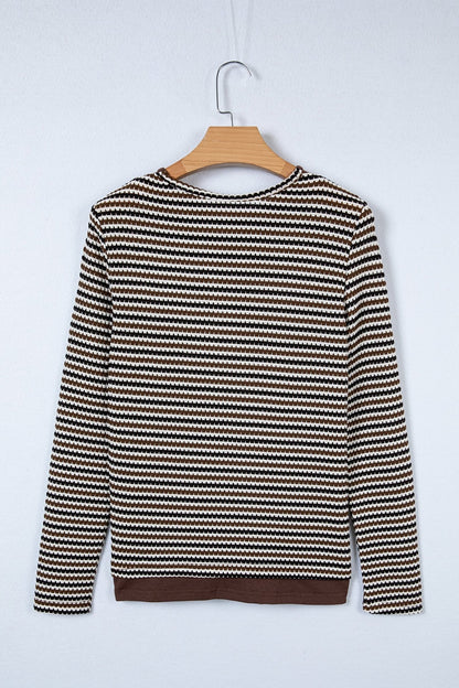 Avani Sleeve T Shirt Long Sleeve Top - Hello Beautiful BoutiqueLong Sleeve TopsThreaded Pear
