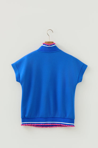 Averie Short Sleeve Knit Top - Hello Beautiful BoutiqueTops & TeesThreaded Pear