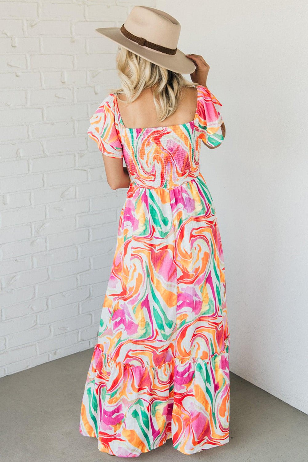 Avery Smocked Bust Maxi Dress - Hello Beautiful BoutiqueMaxi DressesThreaded Pear