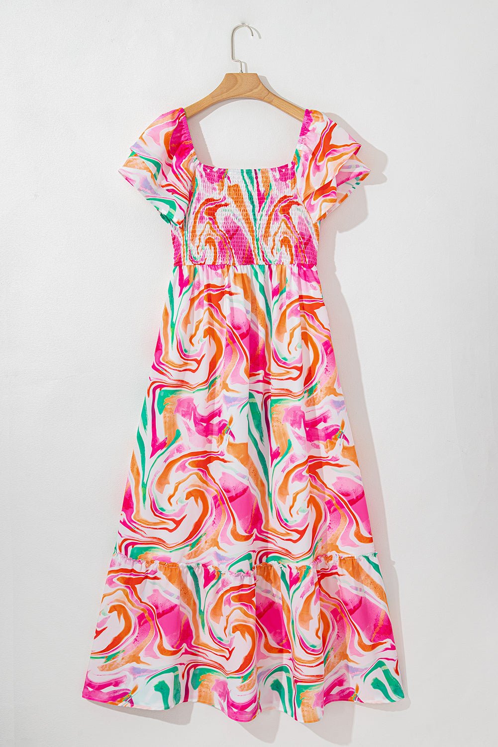 Avery Smocked Bust Maxi Dress - Hello Beautiful BoutiqueMaxi DressesThreaded Pear
